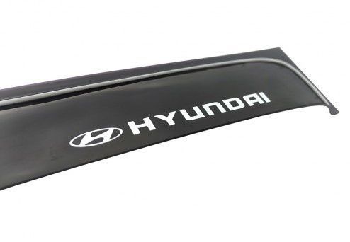 Дефлекторы окон ветровики Hyundai Getz 2002-2010 Скотч 3M Voron Glass VH20502 фото