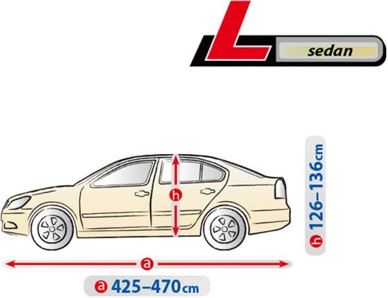 Автомобільний тент для Седана Kegel-Blazusiak L 483x178x120 см Mobile Garage (5-4112-248-3020) 60377 фото