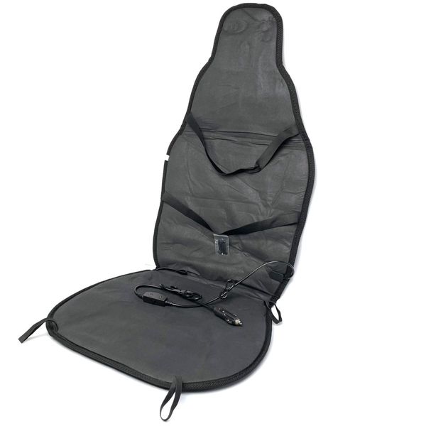 Накидка с подогревом для автомобильного сидения VITOL 117x50 см 1 шт (ZL8266 BK) 4657333 фото
