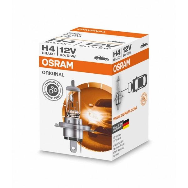 Автолампа галогенна Osram Original Line 12V H4 60/55W 1 шт (64193) 00000007951 фото