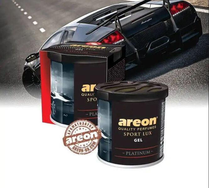 Ароматизатор воздуха Areon Gel Can Sport Lux Platinum 58266 фото