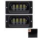 LED Протитуманні фари для Ваз 2110-14 12-24V 40W 4LED-6000K Біле Світло 2 шт (LD-519 L1-W) 2191 фото 1