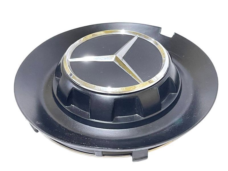 Емблема ковпака Mercedes-Benz S CLASS W222 D=147 мм посадковий D=137 мм Чорна OEM C-1028 (Завод) 89484 фото