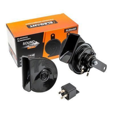 Сигнал улитка Elegant MAXI 12V &Oslash;85 мм 105dB-118dB E9-стандарт двухконтактный (100 703) 60453 фото