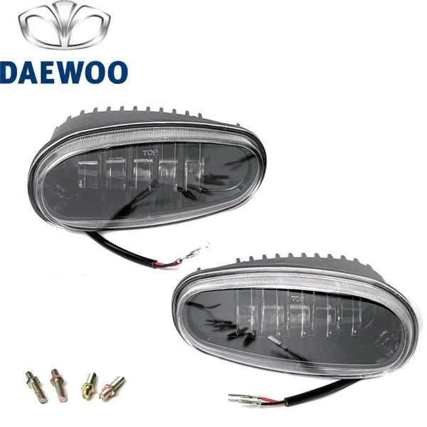 Протитуманні LED Фари для Daewoo Lanos Sens L-W 50W 6000K Алюмінієвий корпус (DW-037LED-W) 58239 фото