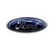 Эмблема задняя Ford синяя 175х74 мм металл (на скотче) 94797 фото 1