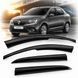 Дефлекторы окон ветровики Renault Logan 2013-2020 4D Седан скотч SunPlex (SPS 41 SPS 1011) 101869 фото