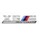 Емблема напис X5M competition для BMW хром пластик (на скотчі) 95768 фото