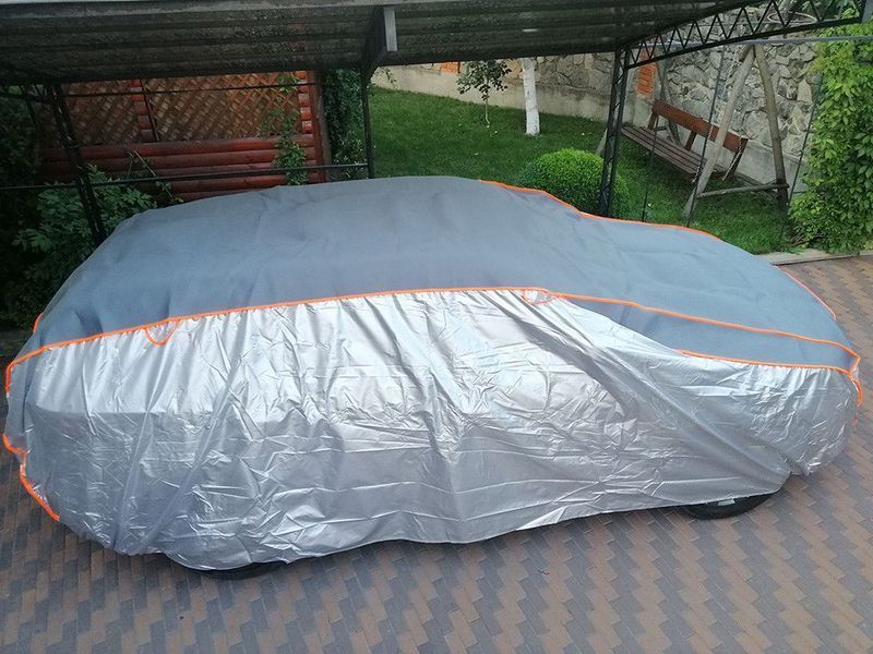 Тент автомобильный для джипа / минивена Milex Polyester / M 440x185x145 см / карманы под зеркала 57136 фото
