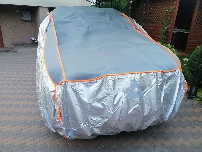 Тент автомобильный для джипа / минивена Milex Polyester / M 440x185x145 см / карманы под зеркала 57136 фото