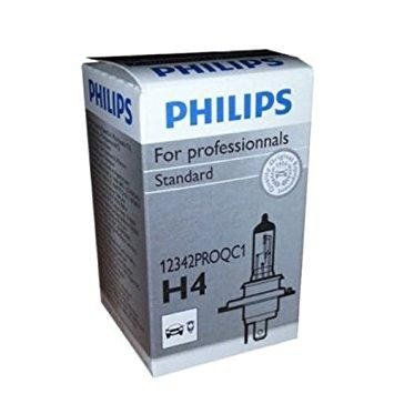 Автолампа галогенна Philips Standart H4 12V 60/55W 3700K 43t (12342PROQC1) 00000061002 фото
