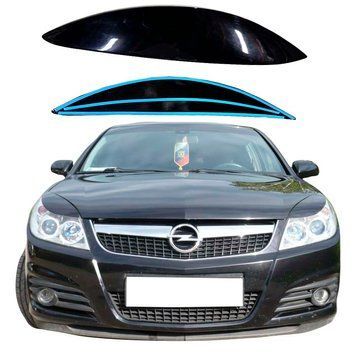 Вії фар для Opel Vectra C 2005-2008 Ресталінг 2 шт Voron Glass (RO10105) RO10105 фото