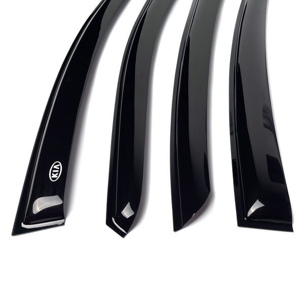 Window deflectors wind deflectors Ceed I 2006-2012 5D Hatchback Scotch 3M Voron Glass 91409 фото