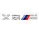 Емблема напис X6M для BMW хром пластик (на скотчі) 95770 фото