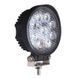 Додаткова LED фара &Oslash; 147x150x73 mm 27W (3W*9) 10-30V Далекий Spot 1 шт (2701) 44240 фото 1
