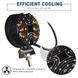 Додаткова LED фара &Oslash; 147x150x73 mm 27W (3W*9) 10-30V Далекий Spot 1 шт (2701) 44240 фото 5