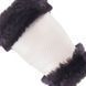 Чехол руля Меховый М 37-39 см Черно-Каштановый (VLOD-F95 BK/MRN M) VLOD-F95 BK/MRN M фото 3