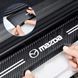 Захисна плівка накладка на пороги для Mazda Чорний Карбон 4 шт 42647 фото 7