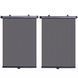 Шторки солнцезащитные ролеты боковые Carlife 45x55 см Черные 2 шт (SS045) 8169 фото
