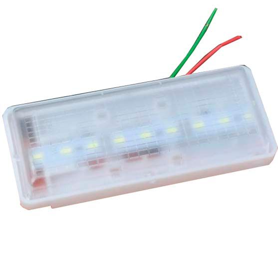 Підсвічування салону 12V LED 130х55х20 мм 9 SMD 1 Режим Біле світло 65953 фото