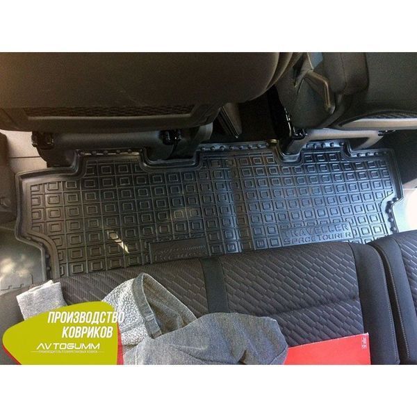 Автомобильные коврики в салон Peugeot Traveller 17-/Citroen SpaceTourer 17- 2-й ряд (Active/Business/L2) 28423 фото