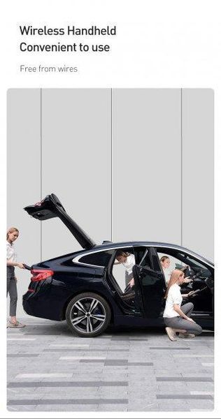 Автопылесос Baseus A2 / 75W /Сухая уборка / Аккумуляторный / 2 насадки / сумка / кабельType-C (CRXCQA2-01) 59167 фото