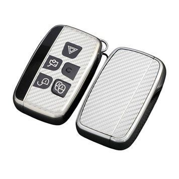 Чехол ключа Land Rover серебристый (5 кнопок) TPU 95967 фото
