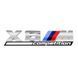 Емблема напис X6M competition для BMW хром пластик (на скотчі) 95772 фото