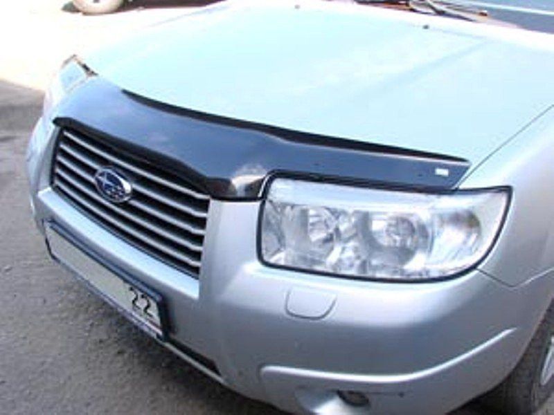 Дефлектор капоту мухобійка для Subaru Forester 2006-2007 6914 фото