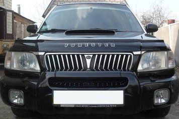 Дефлектор капоту мухобійка для Subaru Forester 2000-2002 8882 фото