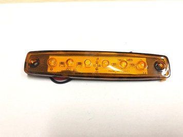 Габарит LED прямокутний 100х10 мм / 12/24V / 6 діодів / Помаранчевий 1 шт (MRT 104 K 010) 50300 фото