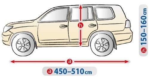 Тент автомобільний для Джипа Мінівена Kegel-Blazusiak XL 510x160 см Optimal Garage (5-4331-241-2092) 61118 фото