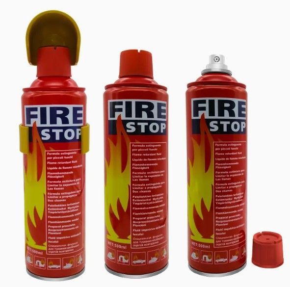Огнетушитель углекислотный с крепежем 0.5 кг FIRE STOP 4082 фото