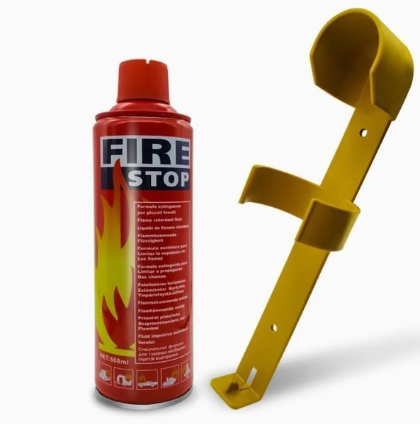 Огнетушитель углекислотный с крепежем 0.5 кг FIRE STOP 4082 фото