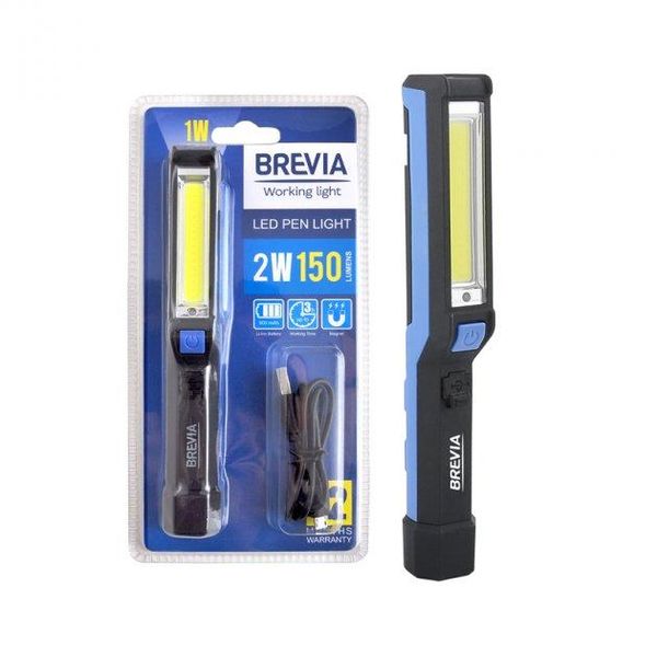 Ліхтар перенесення для СТО Brevia Led 2W COB 150 lm 900mAh (11220) 58129 фото