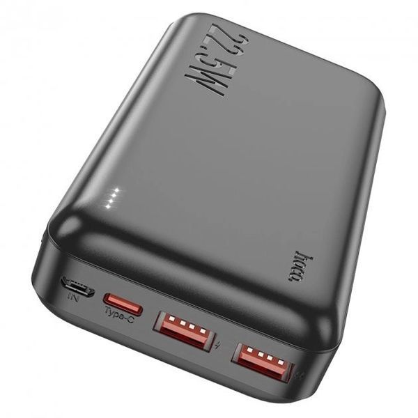 Power Bank Портативний Акумулятор Hoco J101A PD20W+QC3.0 (22.5W) 20000 mAh портативна батарея повербанк 2xUSB 100917 фото