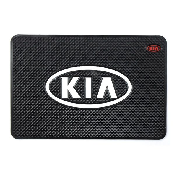 Антиковзний килимок торпеди з логотипом Kia 40463 фото