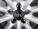 Колпак колеса Audi 135мм Черный пятиконечный (колпачок, заглушка диска) 1 шт 90286 фото 2
