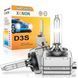 Ксеноновая лампа для фар Xenon D3S 6000K 35W Super Vision 2 шт (Цоколь Метал) 90879 фото