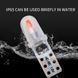 Світлодіод 12V Т5 SMD 2-3014 3D Скло 0,6W 40Lm Зелене світло (№88) 65944 фото 3