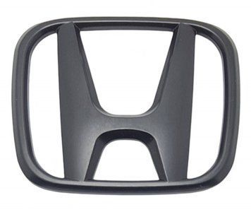 Емблема решітки задня Honda матова Чорна 98х81 мм Пластикна скотче (Завод) 88368 фото