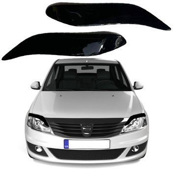 Вії фар для Renault Logan I 2008-2012 Voron Glass 87051 фото