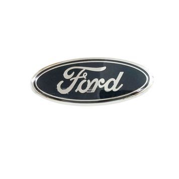 Емблема передня Ford чорна 230х90 мм пластик (на скотчі + 3 направляючі) 96026 фото