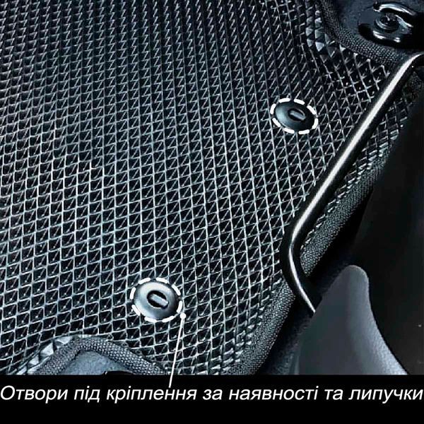 5D EVA Килимки в салон для Skoda Octavia Tour 1996-2010 З Бортиками та підп'ятником Бежеві 5 шт 80785 фото