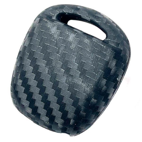 Чехол для автоключей Toyota ZB 3 Силикон Carbon Оригинал (1007) (3885) 62849 фото