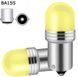 Автолампа светодиодная LED 12/24V T25 6W Матовая (BA15s) Желтый Свет 1 шт №56 65910 фото 3