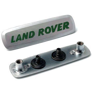 Емблема шильдик Land Rover для автомобільних килимків Алюміній 1 шт 84467 фото