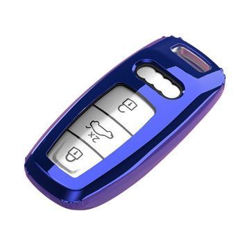 Чохол ключа №2 Audi синій (3 кнопки) TPU 96110 фото