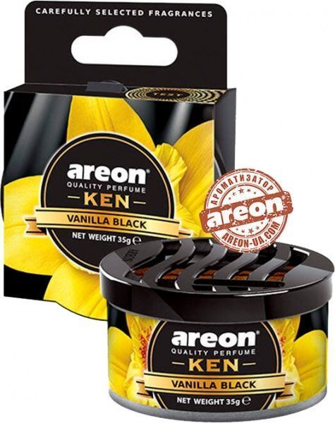 Ароматизатор воздуха Areon KEN Vanilla Black 64771 фото