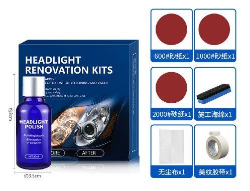 Набір для відновлення Фар Headlight Renovation Kits 67670 фото